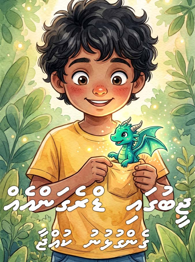 ޖީބުގައި ޑްރެގަނެއް ގެންގުޅުނު ކުއްޖާ