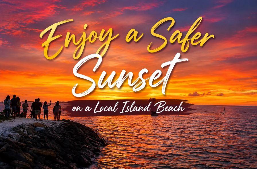 Watch a Magical Maldives Sunset From a Local Island Bikini Beach