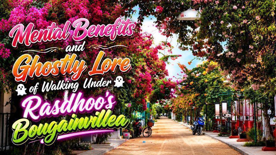 Beyond the Blossoms: Mental Benefits and Ghostly Lore of Walking Under Rasdhoo’s Bougainvillea