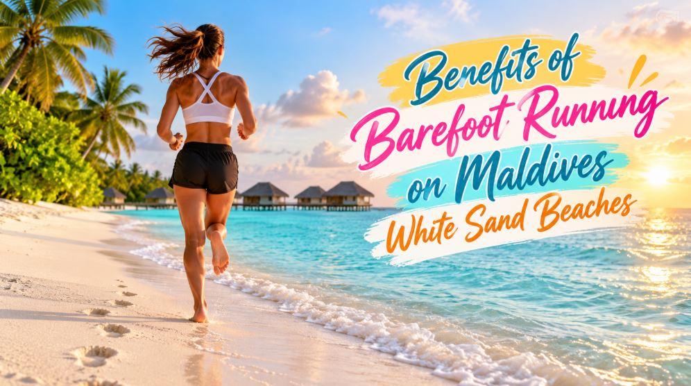 Benefits of Barefoot Running on Maldives White Sand Beaches
