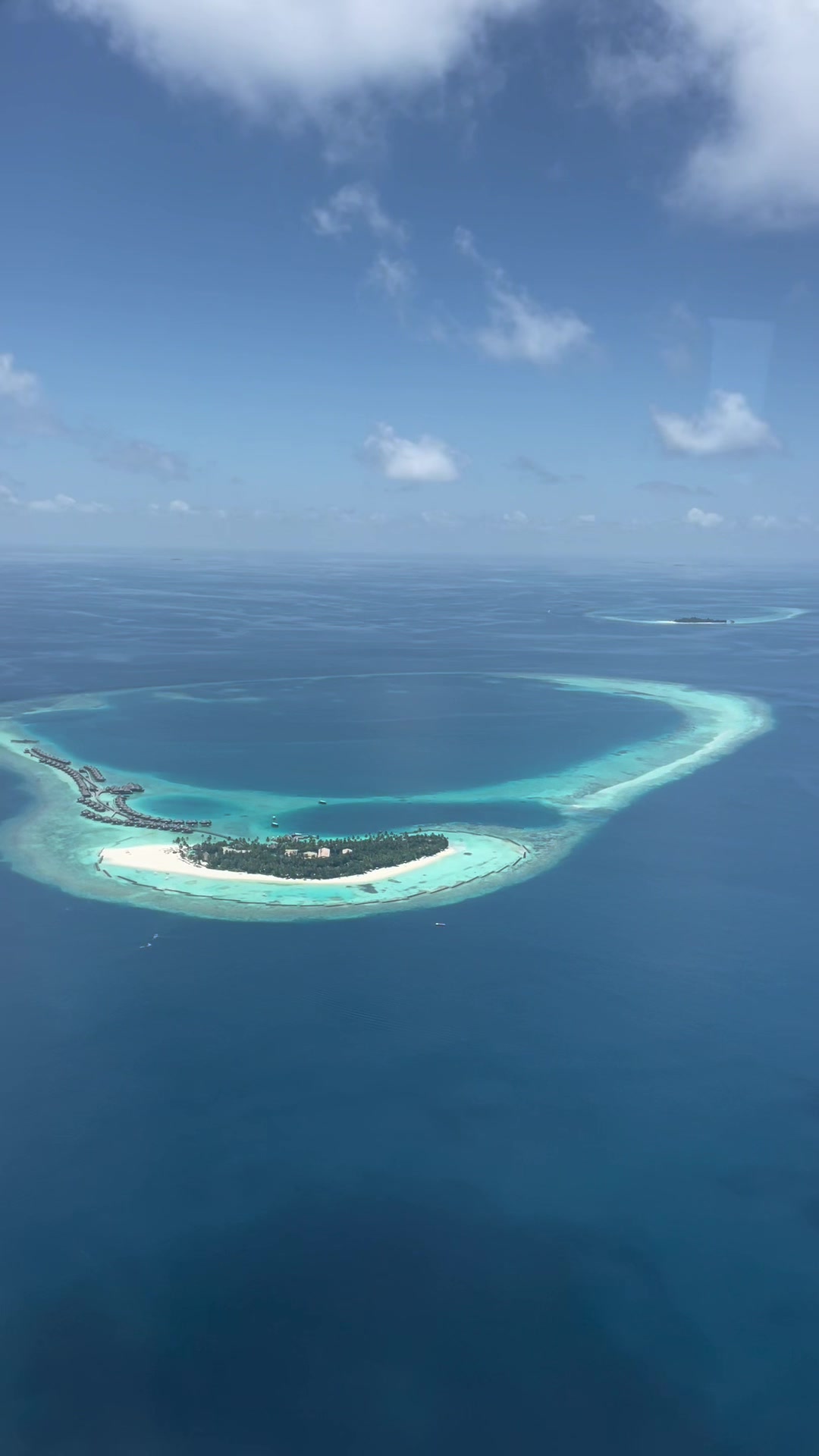 Maldives from above 😍 #traveldestinations #maldives #oceanview