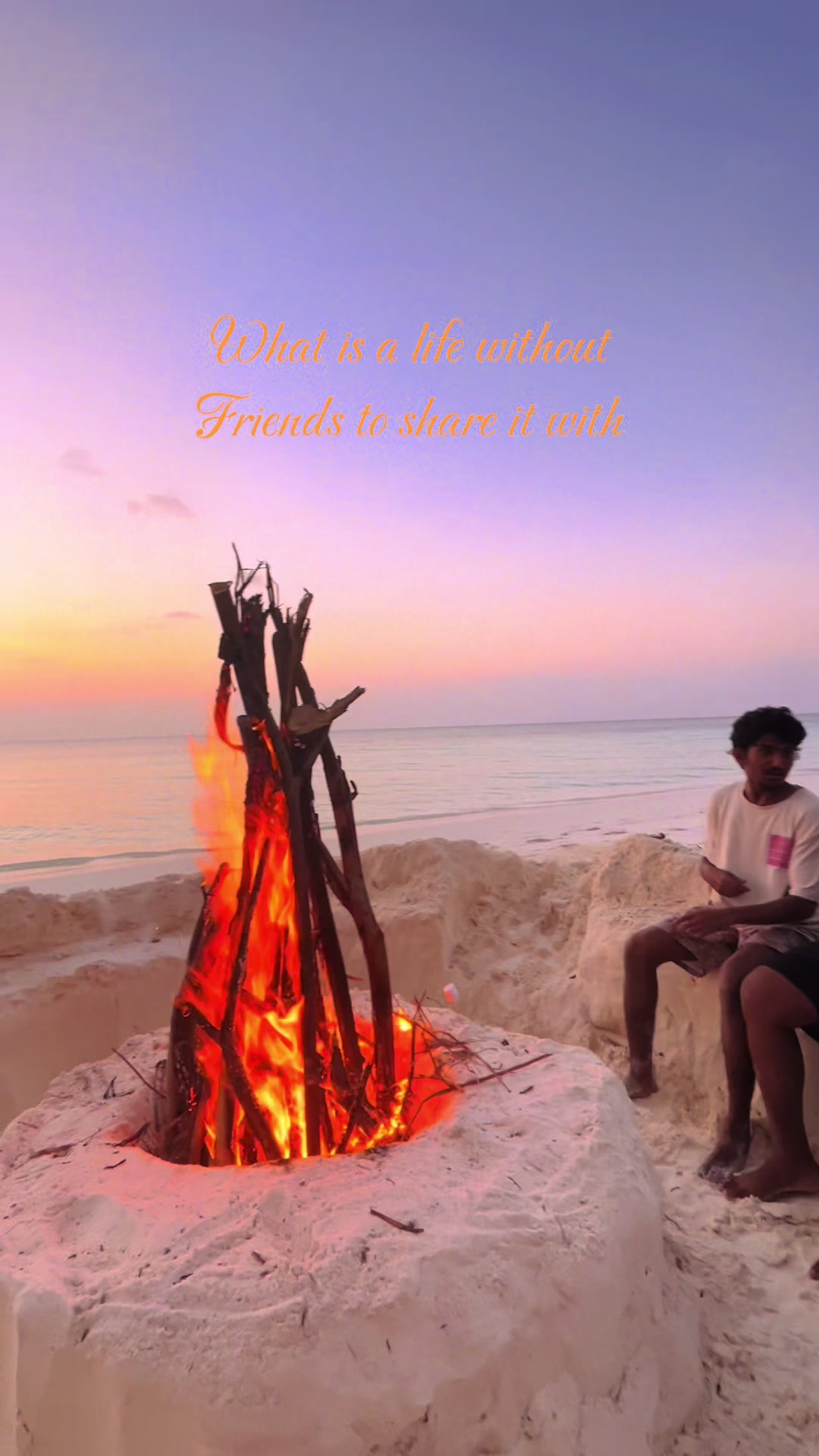 🤧#friendship #friends #bonfire #sunset #foryoupage