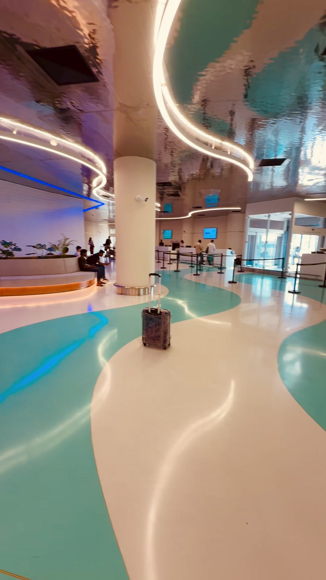 New terminal at seaplane check in waiting area Velana Airport. #VelanaAirport #MaldivesTerminal #SeaplaneCheckin #ForYouPage #SoloTravel @MALDIVES @tiktok creators @TikTok @Tik & Tok Videos