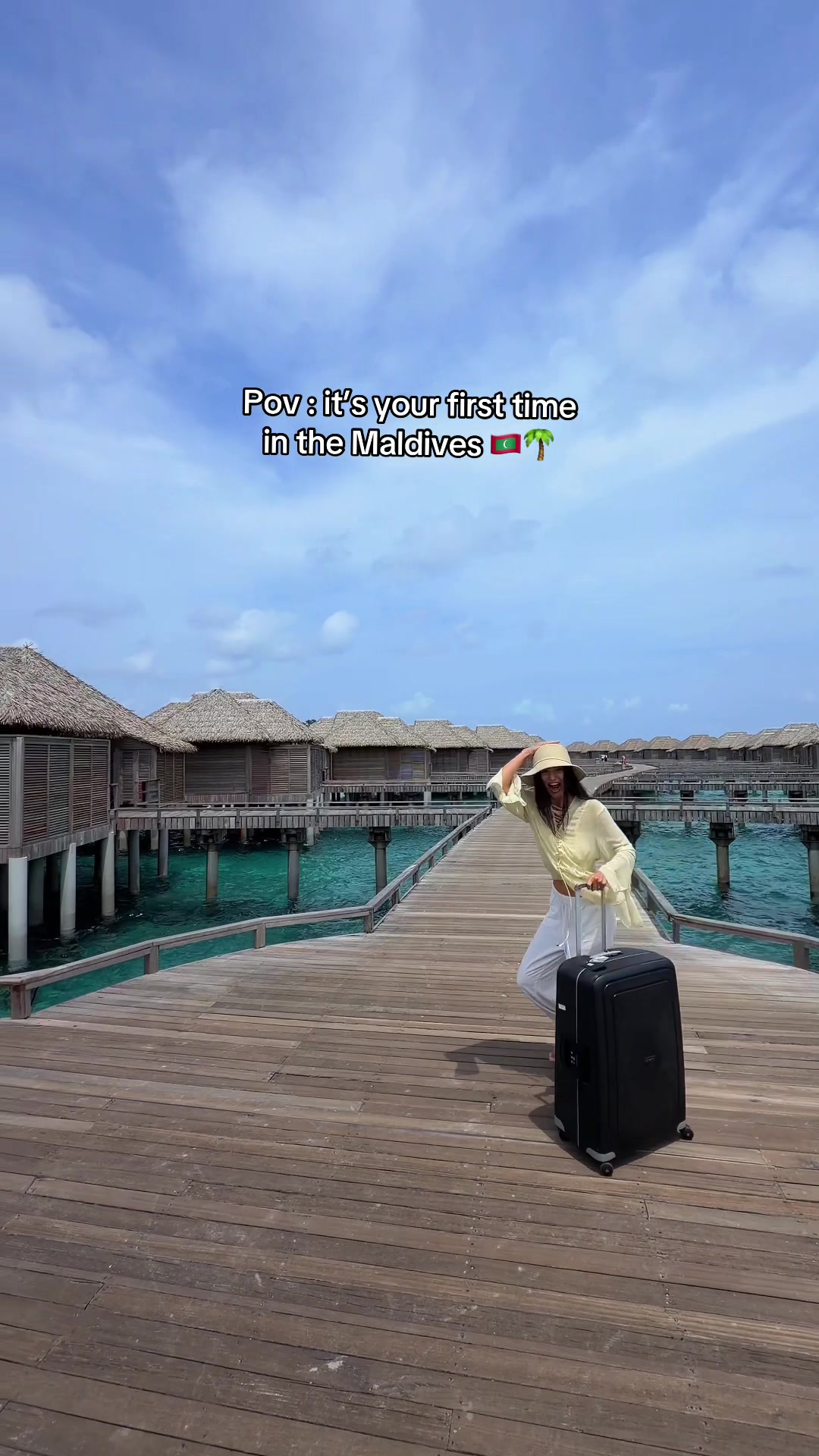 Pov : it&rsquo;s your first time in the Maldives 🇲🇻 🌴 📍JA Manafaru Maldives